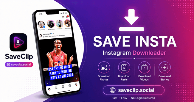 SaveInsta Instagram Downloader Mockup